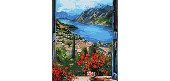 ideyka KHO2904 Malen nach Zahlen - Bergsteg 40 x 50 cm