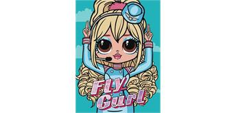 ideyka KHO6275 Malen nach Zahlen - L.O.L - Fly Gurl 30 x 40 cm