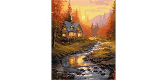 ideyka KHO6327 Malen nach Zahlen - Sonniges Tal 40 x 50 cm