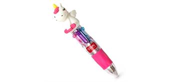Legami - Mini-Kugelschreiber mit 4 Farben Mini Magic Einhorn
