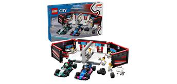 LEGO® City 60444 F1 Garage mit Mercedes-AMG & Alpine Rennautos