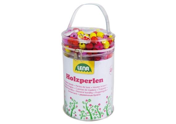 Lena Holzperlen 400 Stück, pink