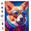 Milliwood Puzzle Holz L Colin Corgi Dog 316 Teile | Bild 2