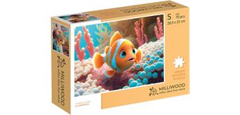 Milliwood Puzzle Holz S Clownfish 70 Teile