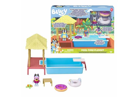 Moose - Bluey Spielset S4 Pool Time Fun