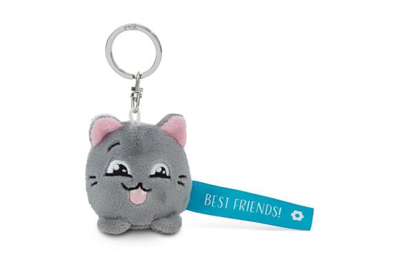 Nici Schlüsselanhänger Katze Best Friend! blau 5 cm