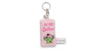 Nici Schlüsselanhänger Mini Plüschkissen Du bist Zucker! mit Glöckchen 8 cm