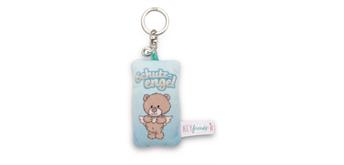 Nici Schlüsselanhänger Mini Plüschkissen Schutzengel mit Glöckchen 8 cm