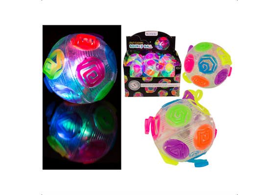 Ootb - Springball, Crazy Flashing, Regenbogen, ca. 8 cm