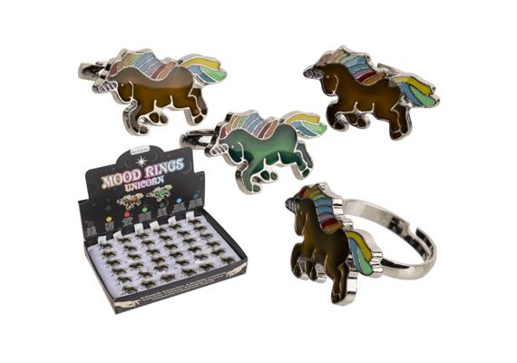 Ootb - Stimmungsring Einhorn - Einheitsgrösse assortiert