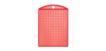 Pixel 214001 Medaillon transparent Rot
