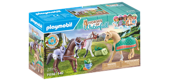 PLAYMOBIL® 71356 3 Pferde: Morgan, Quarter Horse & Shagya Araber
