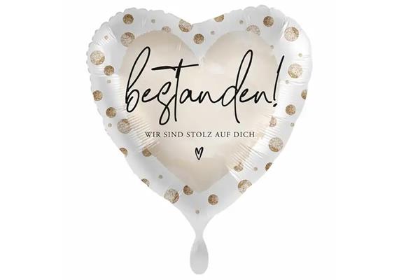 Premioloon Folienballon Bestanden! wir sind stolz 43 cm