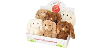 Teddy Hermann 93973 Häschen 3-farbig assortiert 20 cm