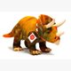 Teddy Hermann Dinosaurier Triceratops 42 cm