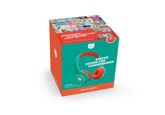 tigerbuddies - Kinder - Kopfhörer - Funky Green