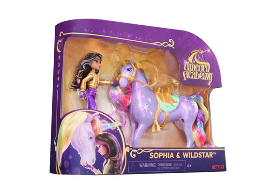 Unicorn Academie Sophia & Wildstar Small Doll & Unicorn