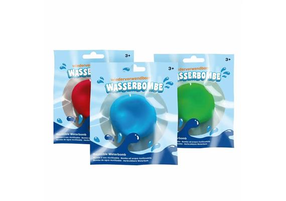 Wasserbombe wiederverwendbar 6 cm assortiert 1 Stück