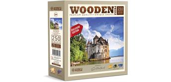 Wooden City Puzzle Holz L CH Schloss Chillon 250 Teile