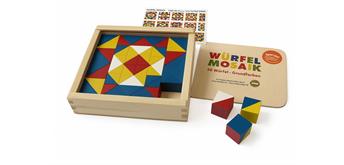 Würfelmosaik, 36 Würfel Grundfarben/Art. 521